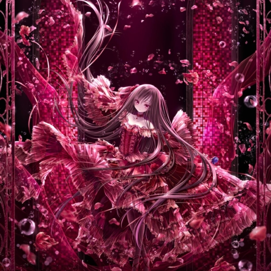 てぃんくるの絵画作品　タイトルは、UNDERWATER-鏡花水月